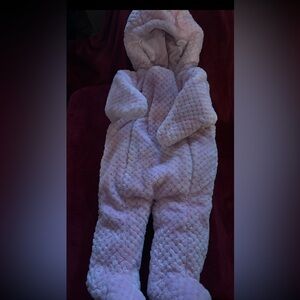 Infants Pink Snowsuit